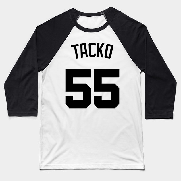 Tacko Baseball T-Shirt by telutiga